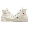 Converse Chuck Taylor All Star Lift Platform High Y2K Heart Женские кроссовки кремового цвета Egret Fever-Dream A09114C