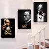 Классические киногангстеры Крестный отец Постер HD арт холст живопись дом гостиная спальня бар эстетическое украшение