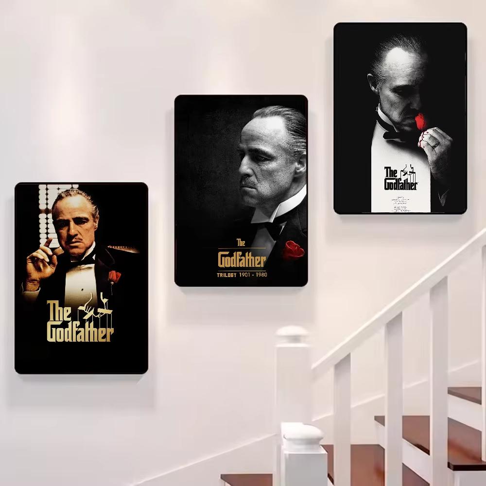 Классические киногангстеры Крестный отец Постер HD арт холст живопись дом гостиная спальня бар эстетическое украшение