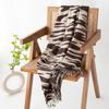 2024 New Imitation Cashmere Scarf Fashionable Deep Coffee Animal Pattern European And American Thick Scarf For Couples To Keep Warm Shawl