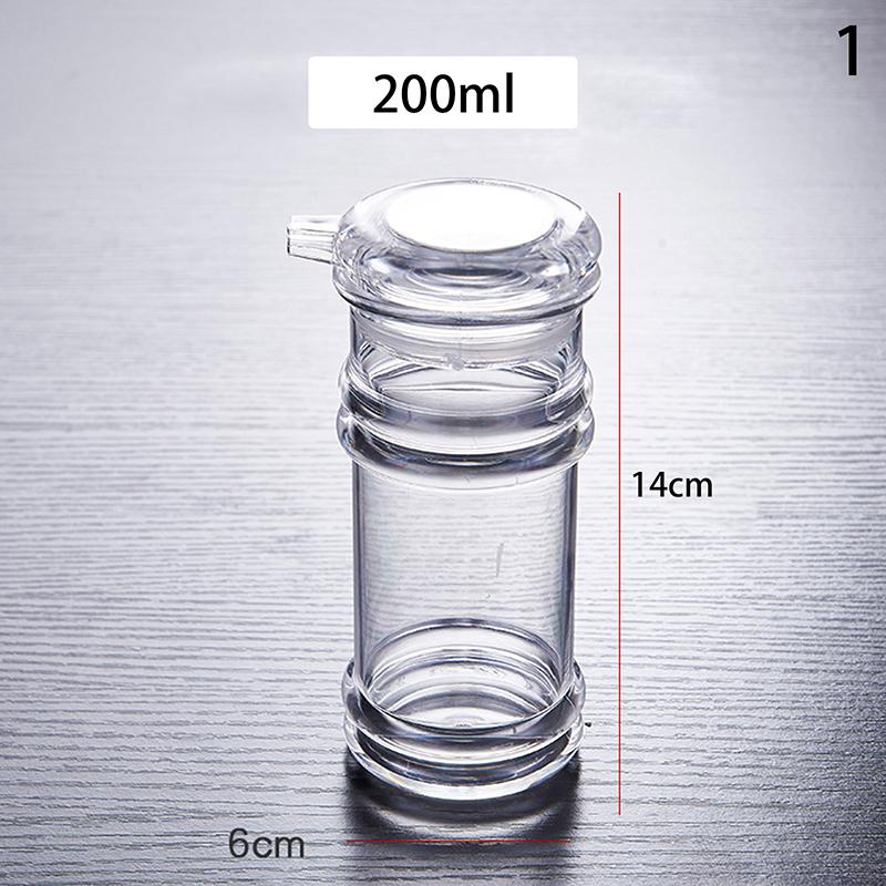 Acrylic Soy Sauce Bottle Large-Capacity Sealed Seasoning Pot Multifunctional Leak-Proof Vinegar Oil Bottle Kitchen Utensils Tool