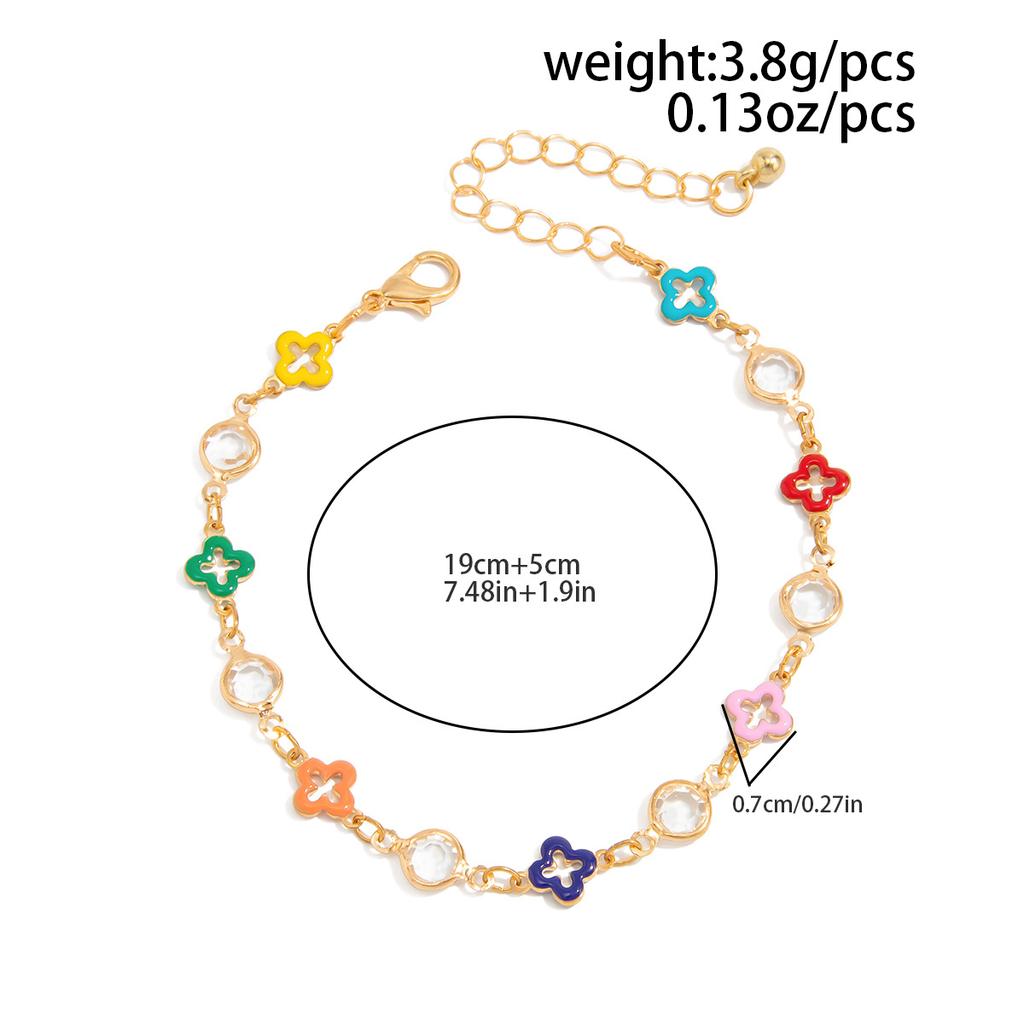 Hip-Hop Niche Colorful Pentagram Crystal Necklace for Men High-End Niche Collarbone Chain Men's Jewelry