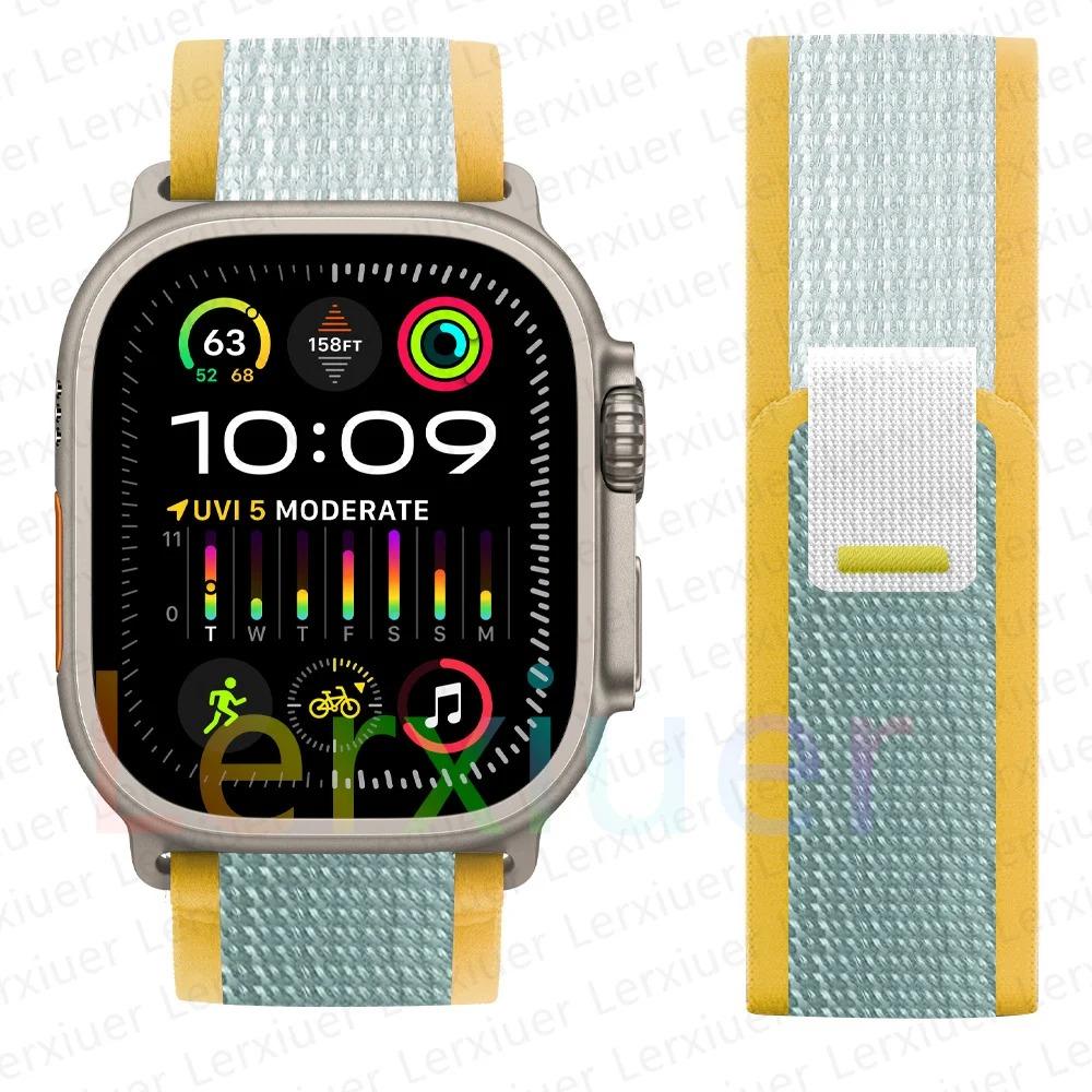 Ремешки для Apple Watch ultra2 ремешок 49мм 46мм 42мм 44мм 40мм 45мм 41мм Trail loop браслет correa iwatch series se 3 7 8 9 10 11