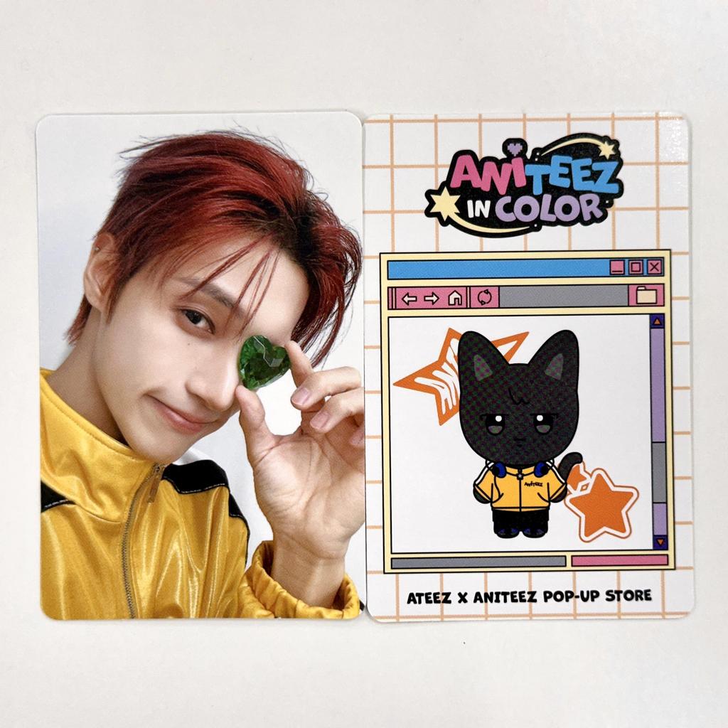 ATEEZ X ANITEEZ в COLOR POP-UP Магазине Специальная Фотокарточка версия 2
