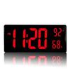 Living Room LED Digital Display Smart Wall Clock Outdoor Sports Gym Classroom Large LED Electronic Alarm Clock