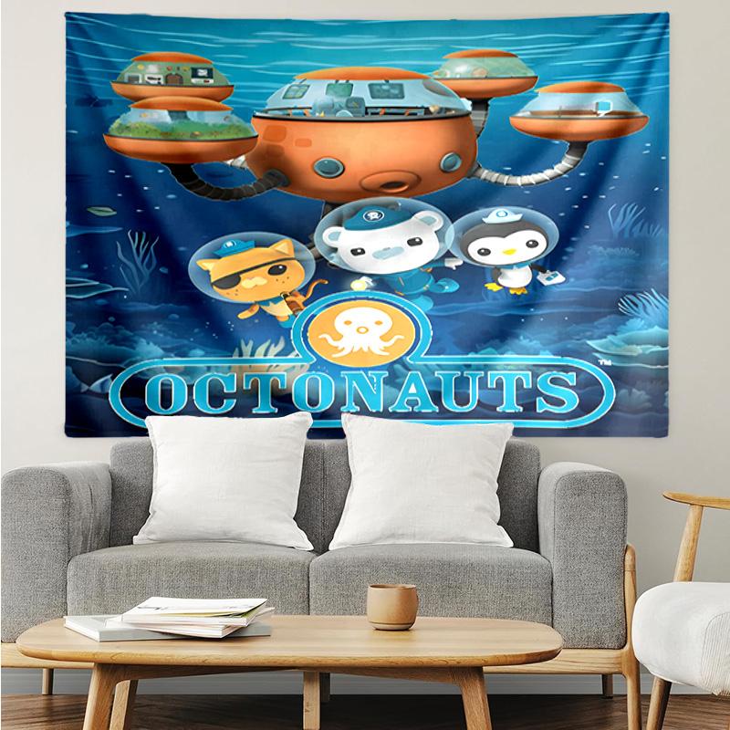 1PC Ocean Explorers Adventure Tapestry, Unique Design Tapestry, Suitable for Bedroom,Livingroom, Playroom,Heartwarming Holiday Gifts