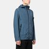 STONE ISLAND Легкая куртка с капюшоном из фактурной ткани Reps 'Темно-синий' Мужская 781540522-V0024