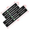 4Pc Car Door Plate Carbon Fiber Threshold Protector Sticker for Skoda Superb Octavia Kodiaq Yeti Rapid Karoq Fabia Kamiq Enyaq Vis