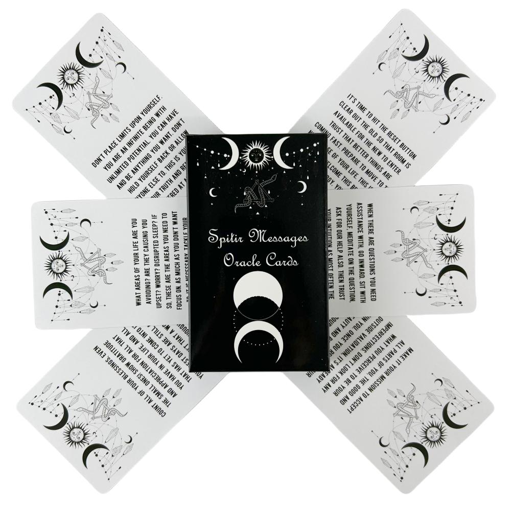 10.3*6cm Spirit Messages Oracle Cards - A 54-Card Deck with Inspiring Messages From Your Guides Playing Cards