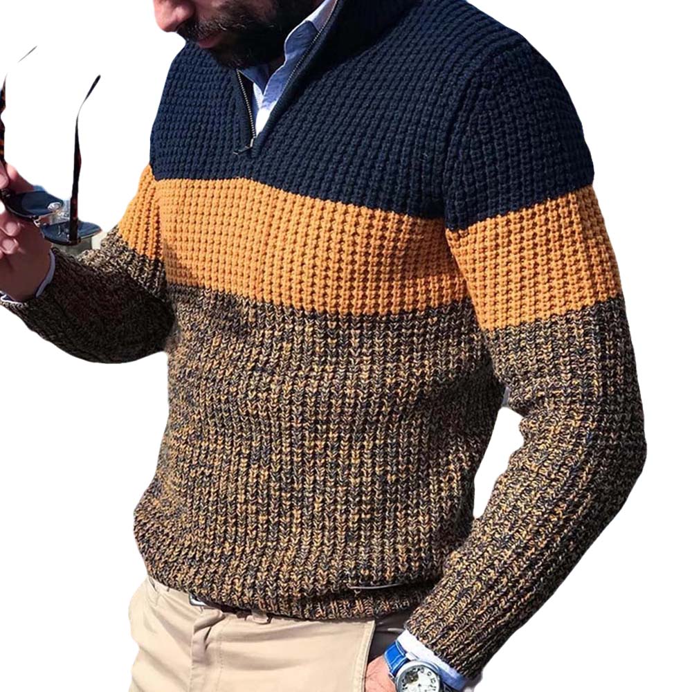 Men Knitted Sweater Autumn Winter Warm Pullover Jumper Plus Size Long Sleeve Casual Oversize Man Knitwear Tops