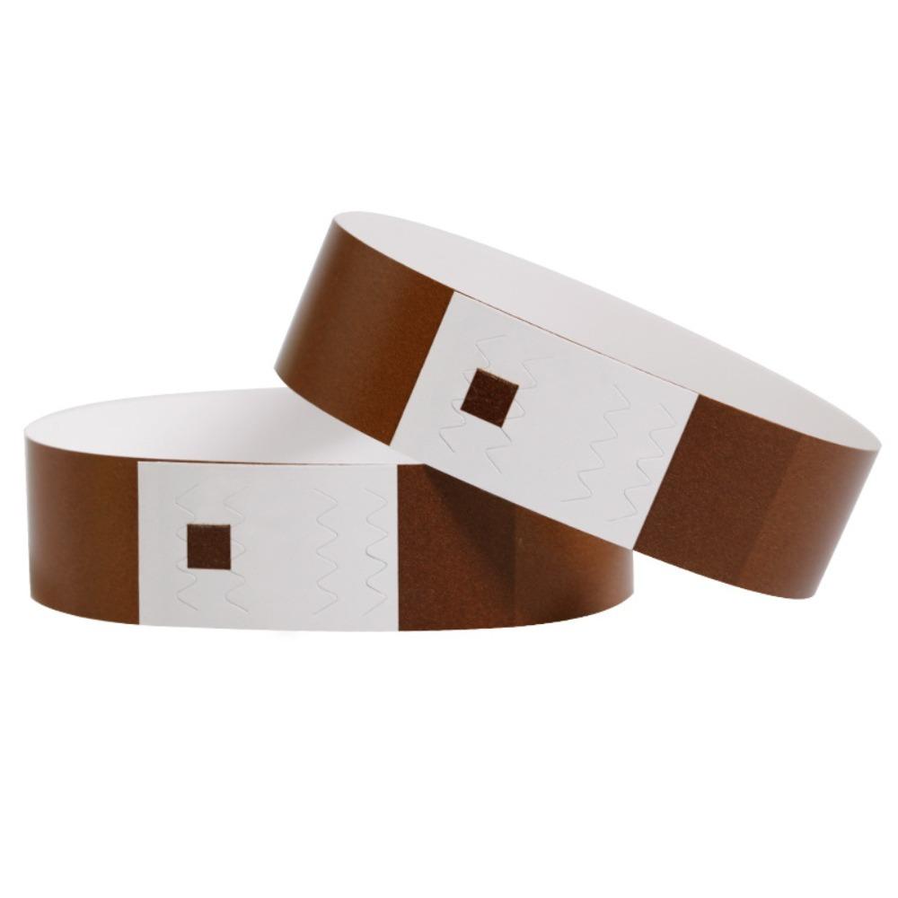 100 Pcs Paper Tyvek Wristbands Synthetic Paper Wrist Festivals Admission Party Identification