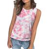 Women's Loose Fashion Casual Print Crew-neck Sleeveless Summer Vest