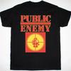 PUBLIC ENEMY LOGO Band Cotton Black All Size Unisex T Shirt Tops Tees Men's Women's