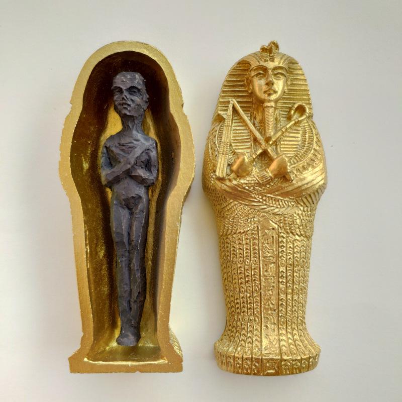 Смола, древний египетский гроб, фигурка, скульптура, египетская статуя мумии, маленькие украшения, миниатюра