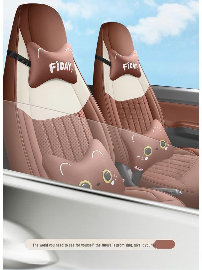 Wuling Hongguang Mini EV All-Season Leather Car Seat Cover