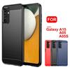 Чехол из углеродного волокна для Samsung Galaxy A15 A25 A05 A05S, мягкий силиконовый чехол для задней панели телефона Galaxy A05, противоударный чехол