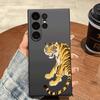 Чехол для телефона с иллюстрацией рычащего тигра для Samsung Galaxy S25 S24 Ultra S23 S22 S21 S20 FE Plus Мягкий защитный чехол из ТПУ