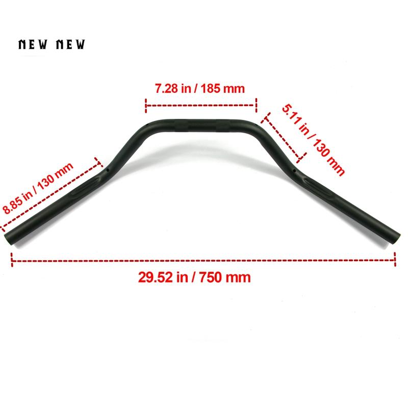 Мотоциклетный руль 1" 25 мм, трубы руля, совместимые с Harley Davidson Sportster XL883 1200 XL Softail Bobber