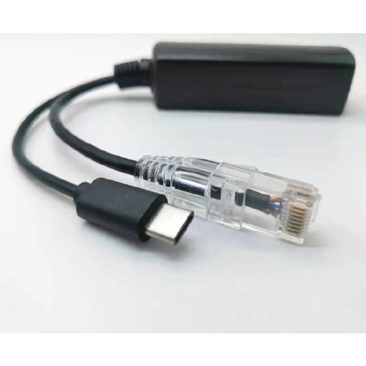 Durable Gigabit PoE Splitter for Camera PoE Separator 15cm Cable Length