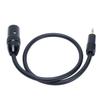 3,5 мм - XLR звуковой кабель 18 дюймов Мужской - XLR Мужской звуковой кабель для телефона планшета 0,5 м черный