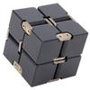 Ручной кубик для снятия стресса из алюминиевого сплава Infinity Desk Magic Cube, черный