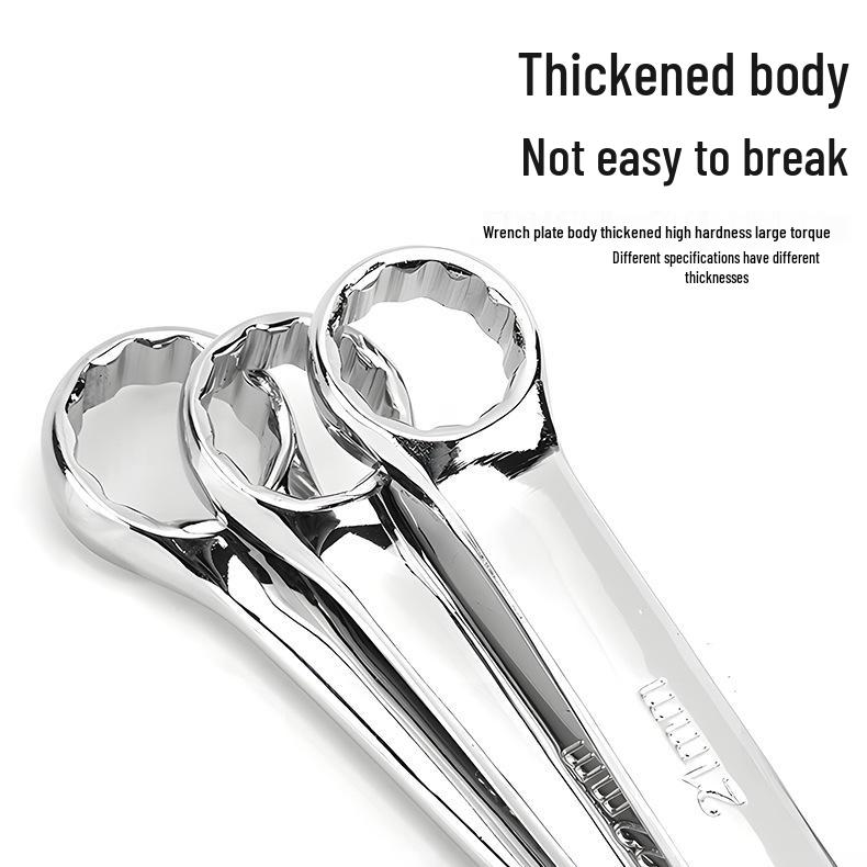 Mirror Finish Multifunctional Double-Ended Open/Box-End Wrench