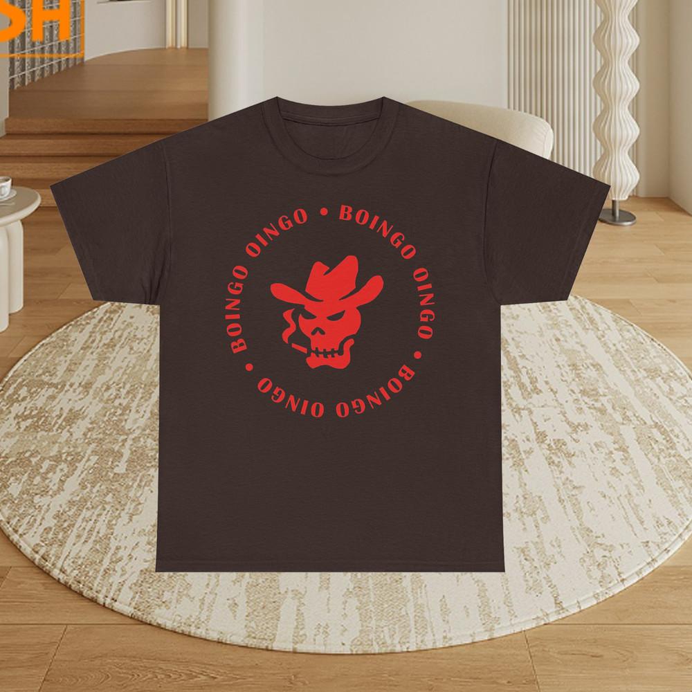 Oingo Boingo Logo Dark Chocolate Cotton Shirt Full size S5XL T215 Unisex T-Shirt