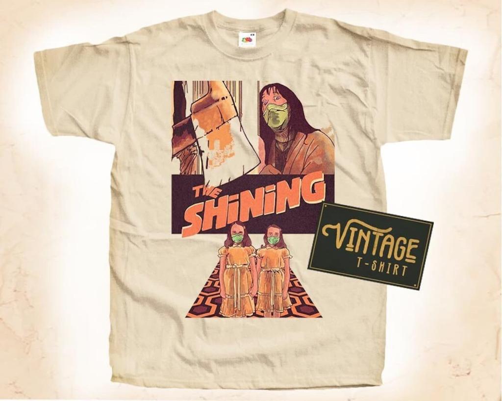 The Shining T-Shirt Vintage Natural color Men's T-Shirt DTG Digital Print SIZES S M L XL 2XL 3XL 4XL 5XL