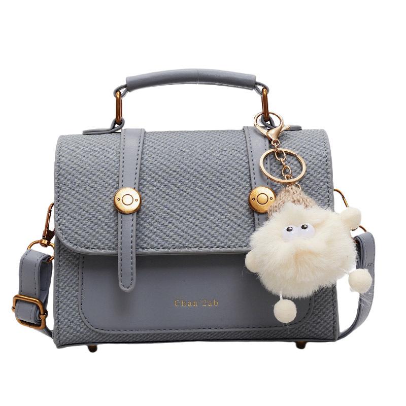 Премиальная сумка-мессенджер маленькая квадратная женская 2025 лето новая корейская версия простая повседневная портативная дорожная на плечо женская сумка