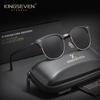 KINGSEVEN Роскошные Повседневные Солнцезащитные Очки Большой Рамки Женские Солнцезащитные Модные Поляризационные UV400 Очки Для Улицы Вождения Сплавные Очки