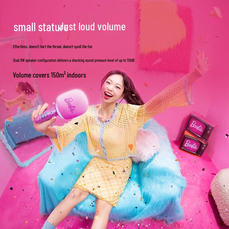 Элвис Пресли x Барби Леденец KTV Микрофон Динамик