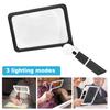 LED Magnifier Brightness Illuminated Lightweight 5X LED Handheld Magnifying Glass Household Supplies