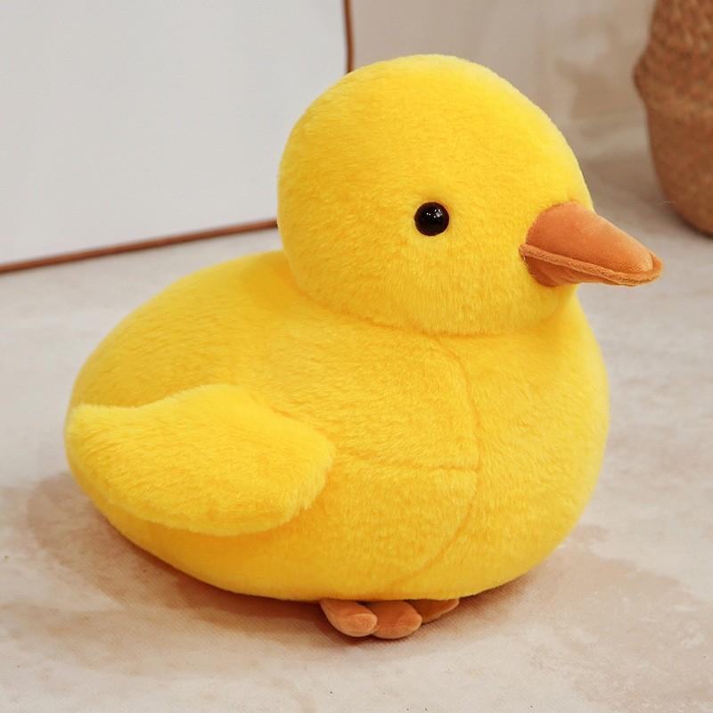 Yellow Plush Duck Toy Animal Stuffed Doll Bedroom Decoration Kids Cute Gift