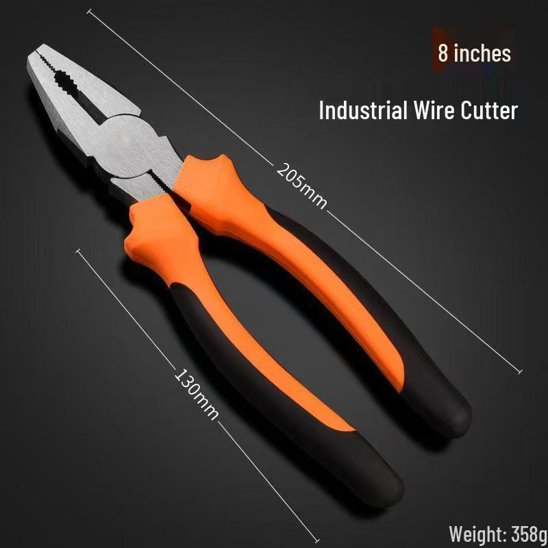 Многофункциональные плоскогубцы Tiger промышленного класса: Бытовые инструменты электрика, экономящие труд, доступны в размерах 6 и 8 дюймов.