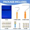 9" Paint Roller Set with Tray Soft Sleeves Brush Decorating Painting Tool Kit UK