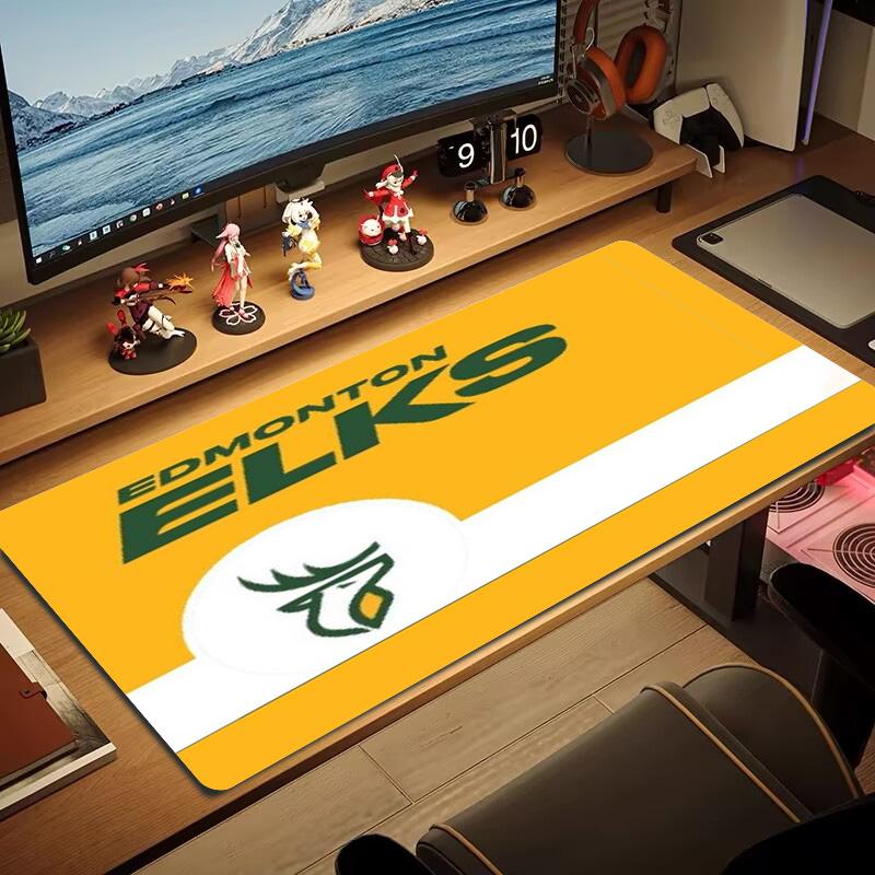 Edmonton Elks Color Mouse Pad Large Gaming Table Cushion Non-slip Laptop Tablet Big Mousepad XXL Mat Mini PC Playmat With Lock edge