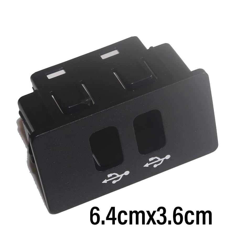 Reamocea 1x Black Plastic Car USB Carplay Box Hub Cover Moulding Fit For Ford Interface Module Sync3 Multi-media No inner Units