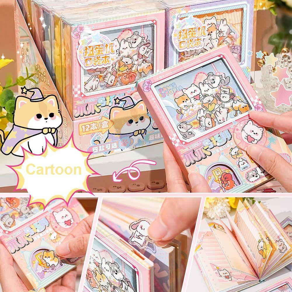 Мультяшный дневник с карманом, школьные канцелярские товары, планировщики, новый мини-блокнот, офисные принадлежности