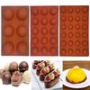 Half Ball Sphere Silicone Cake  Muffin Chocolate Cookie Baking Mould Pan 3pc