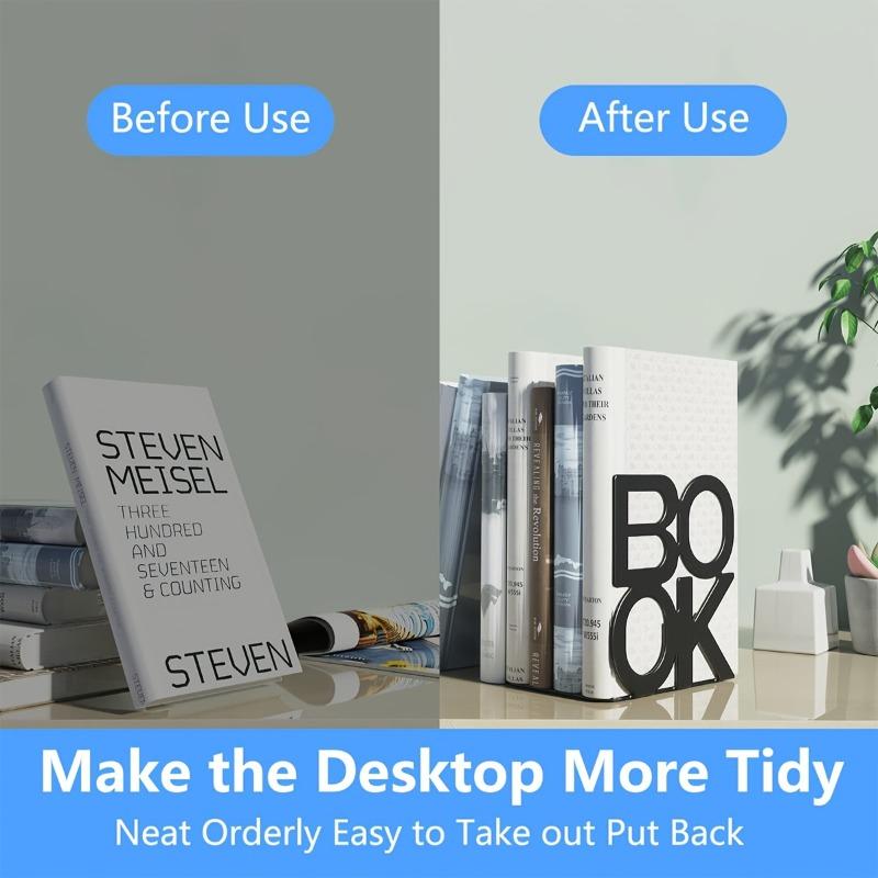 1 шт. Железные книжные подставки Подставка для книг Поддержка для дома, офиса и библиотеки Нескользящая стойка Полка Держатель Школьные канцелярские принадлежности