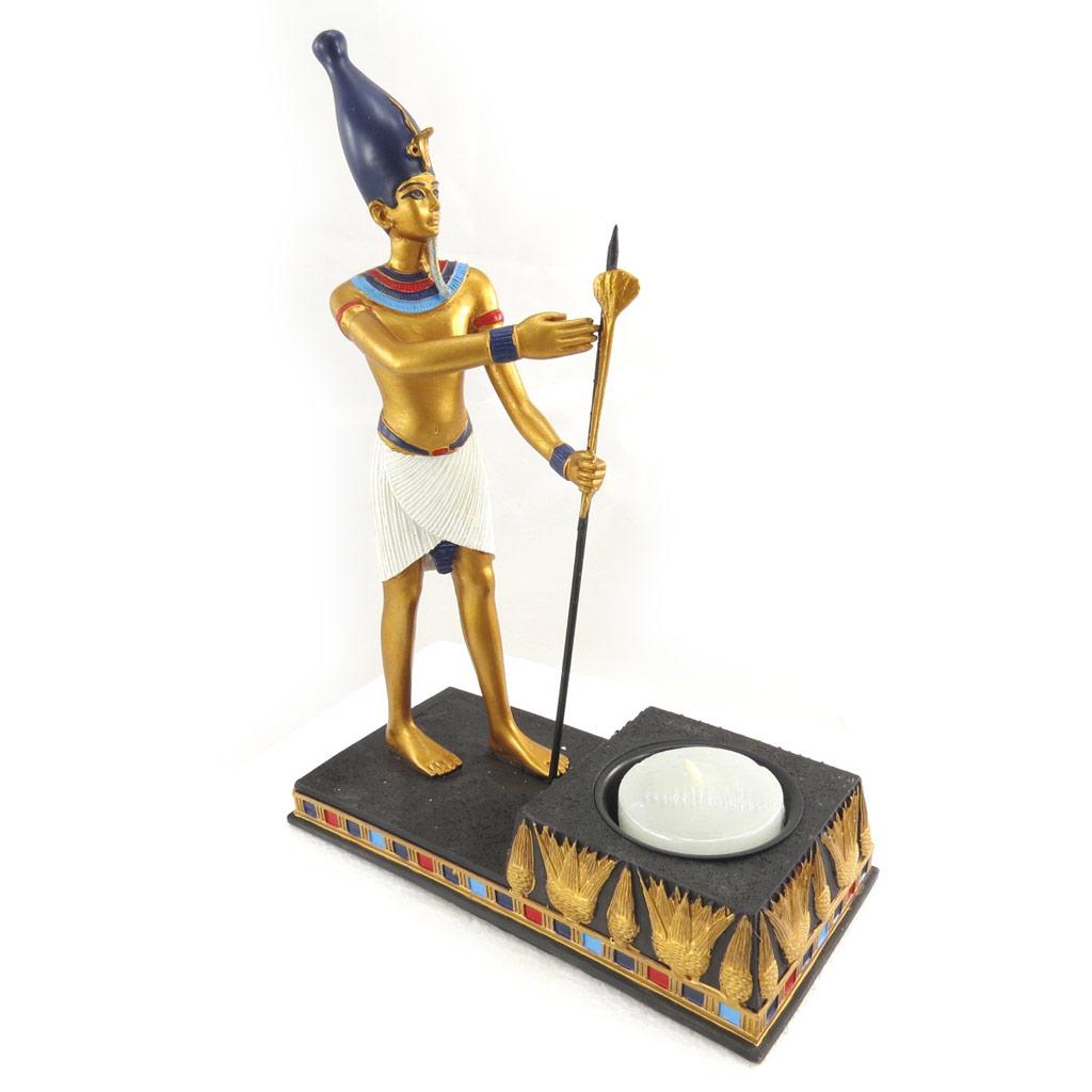 Les Trésors De Lily [J9941] - Bougeoir 'Ramses II' multicolore