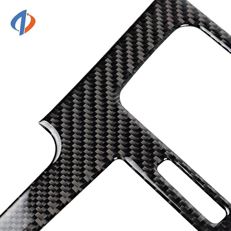 For Volkswagen Golf 7 VW Gti Mk7 2014- Car Accessories Interior Sticker Real Carbon Fiber Center Console GPS Navigation