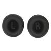 50mm Headphone Cushion Universal Headset Ear Pad Accessories with L R Signs Black