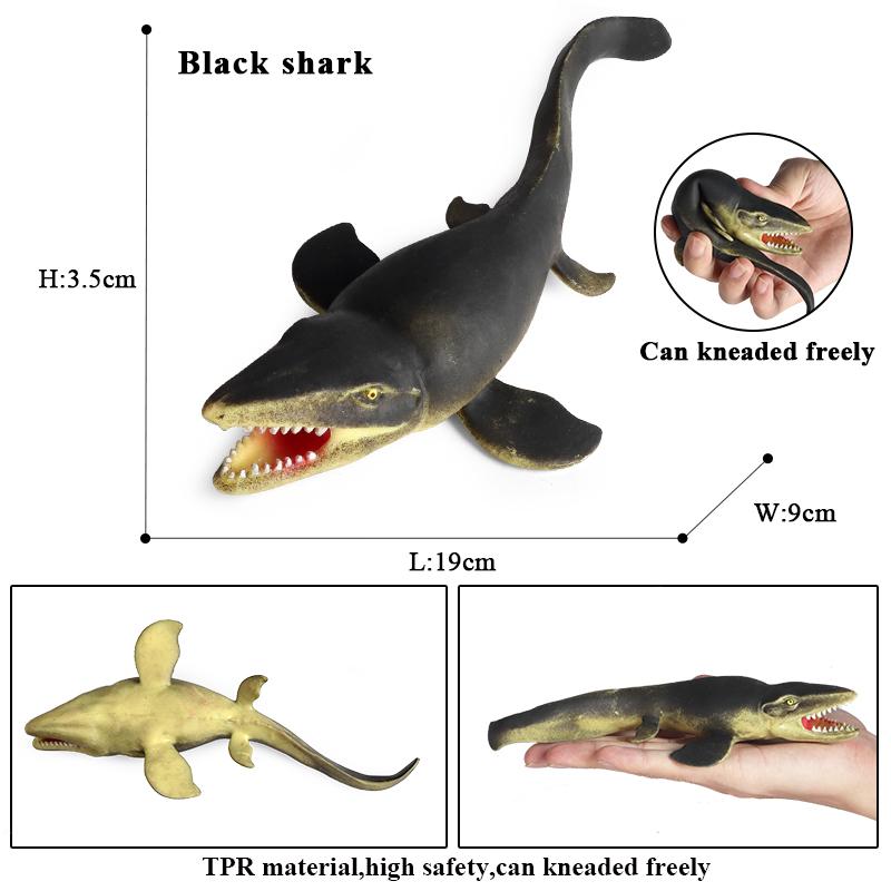 Oenux Sea Life Animals Soft Squid Pufferfish Crab Model Action Figures Anti Stress Relief Toy Kids Gift Fun Pressure Reduction