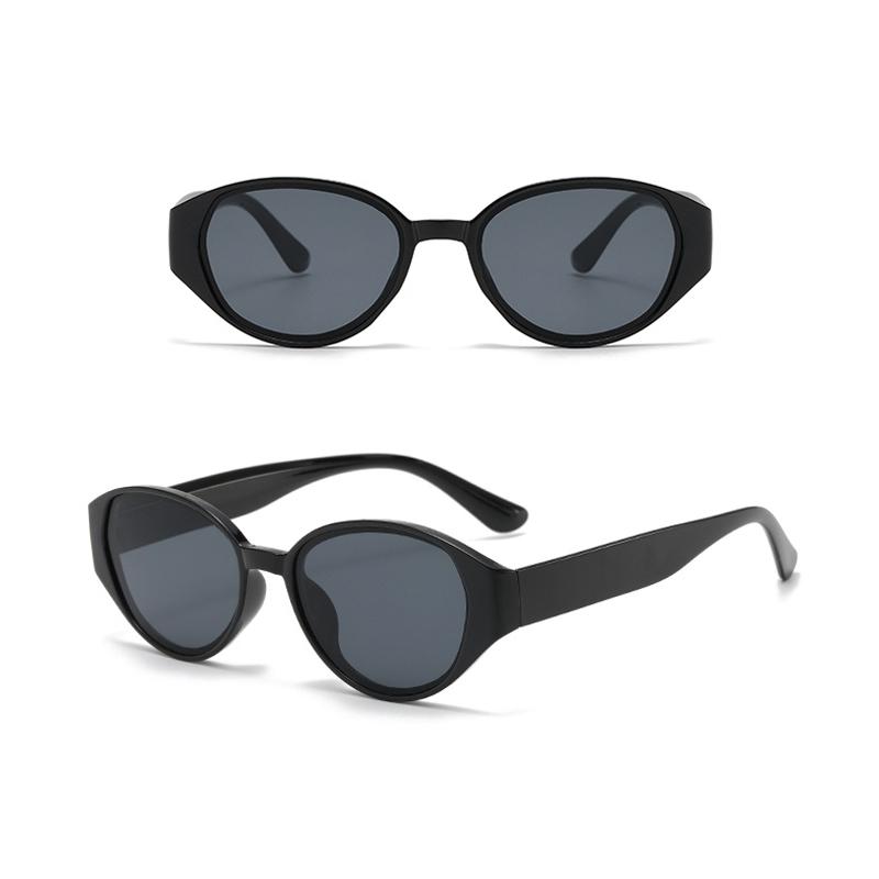 New Children's Cat Eye Sunglasses UV Protection Cute Boys and Girls Color Blocked Cartoon Outdoor Sunscreen Sun Glasses