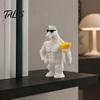 Крутая фигурка животного, 3D-печатная фигурка мускулистой лошади, Скульптура с солнцезащитными очками и золотыми слитками, Креативная статуэтка для рабочего стола, символизирующая успех и богатство