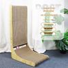 Large L-Shaped Wall-Mounted Cat Scratching Board and Bed Combo