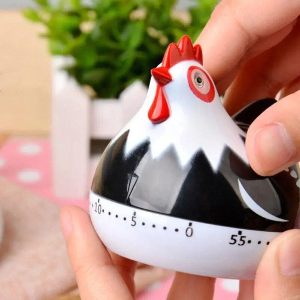 Mechanical Cooking Reminder Hen Shaped Design Egg Timer Clock Creative Time Alarm Device Daily