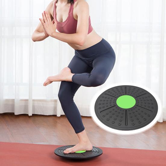 Балансировочная доска Массажный контактный дизайн Противоскользящая Круглая форма Формирование тела Фитнес Скручивание талии