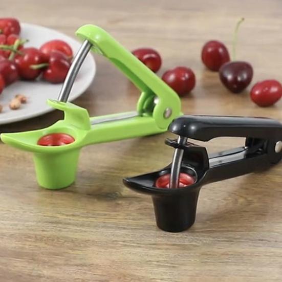 Corer Efficient Press Design One-Handed Cherry Pitter Tool Safely Remove Pits for Delicious Cherry Recipes